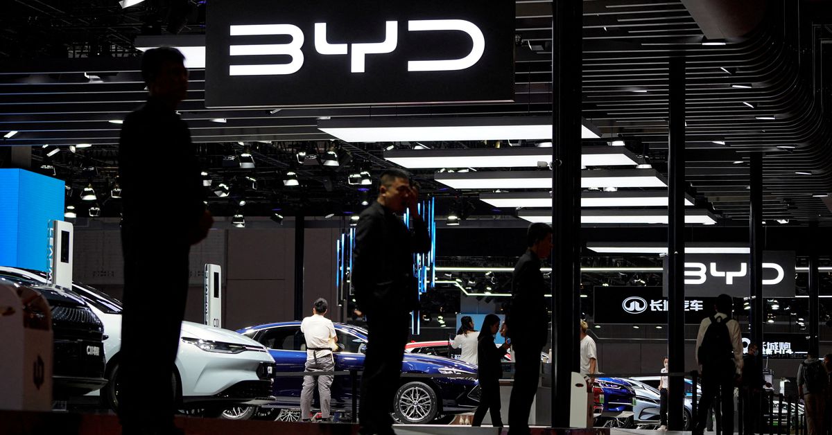 Chinese carmaker BYD buys US company Jabil's mobility business for $2.2 billion